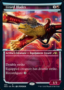 Lizard Blades (Showcase) (NEO-385) - Kamigawa: Neon Dynasty: (Showcase)