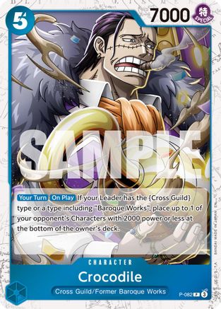 Crocodile - P-082 (Pirate Foil) (P-082) - Premium Booster -The Best- Vol. 2 Foil