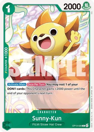 Sunny-Kun (OP13-026) - Carrying On His Will