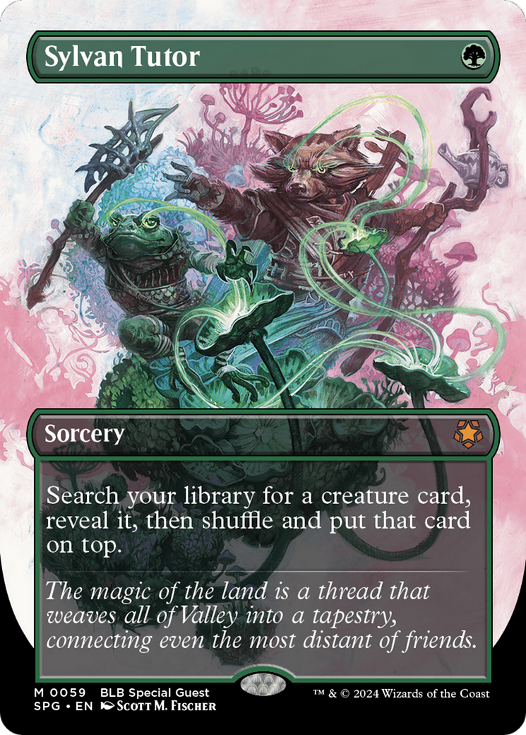 Sylvan Tutor (Borderless) - Special Guests Foil