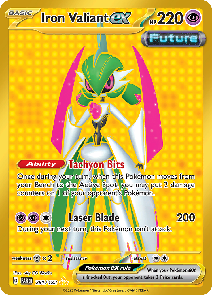 Iron Valiant ex - 261/182 261 - SV04 Paradox Rift Holofoil