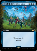 All of History, All at Once (Extended Art) (Surge Foil) (WHO-943) - Doctor Who: (Extended Art) Foil