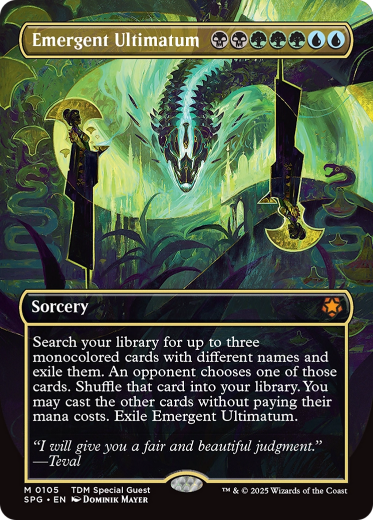Emergent Ultimatum (Borderless) - Special Guests