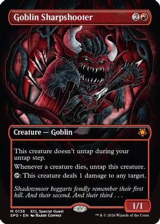 Goblin Sharpshooter (Borderless) - Special Guests Foil
