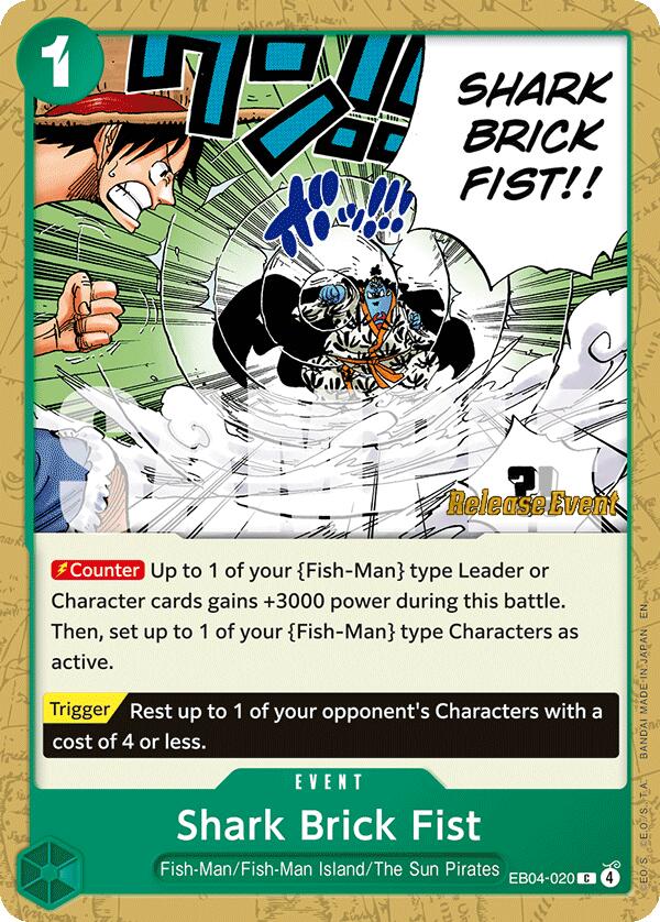 Shark Brick Fist [The Azure Sea's Seven Release Event Cards]
