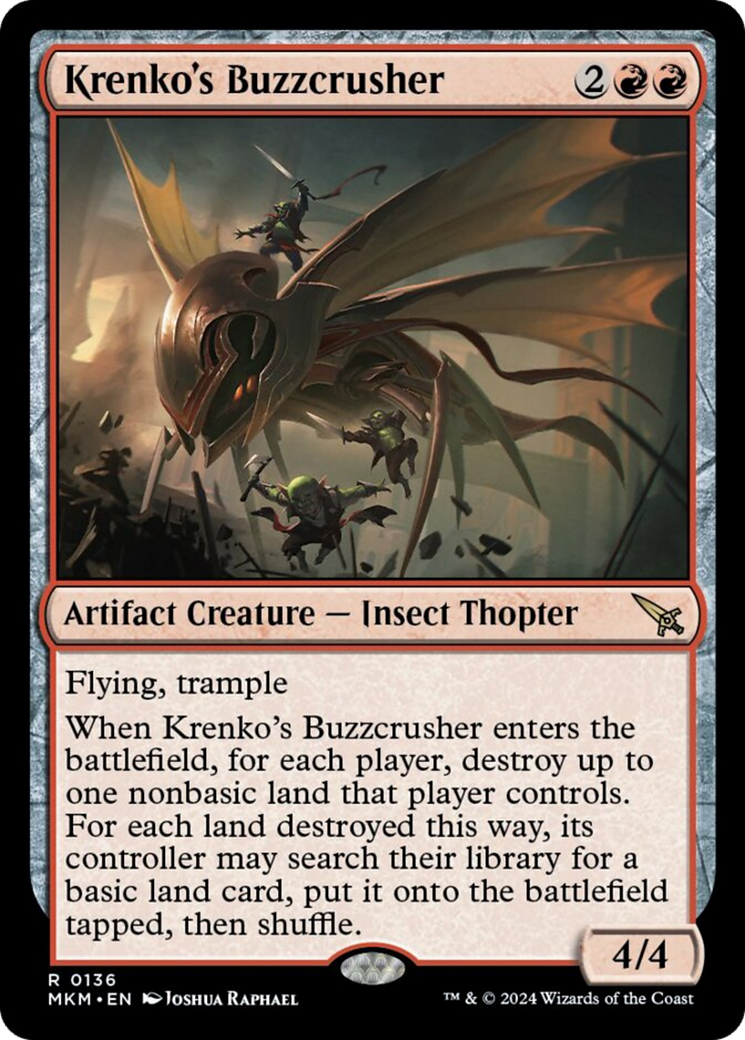 Krenko's Buzzcrusher (MKM-136) - Murders at Karlov Manor