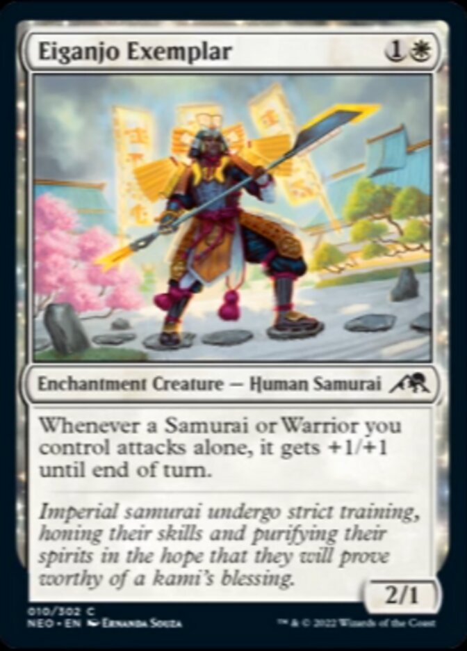 Eiganjo Exemplar (NEO-010) - Kamigawa: Neon Dynasty: (enchantment)