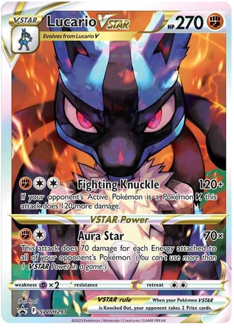 Lucario VSTAR - SWSH291 SWSH291/307 - SWSH Sword & Shield Promo Cards Holofoil