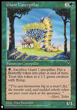 Giant Caterpillar (LIST-) - The List