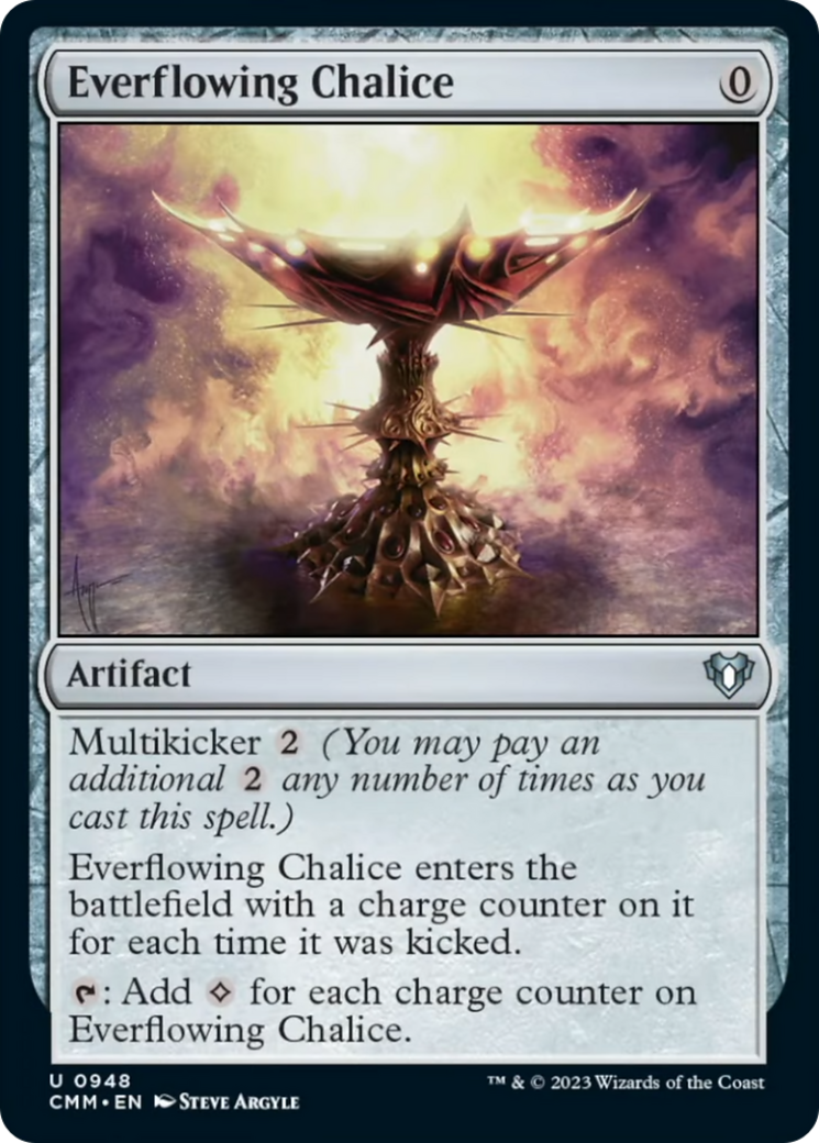 Everflowing Chalice (CMM-948) - Commander Masters