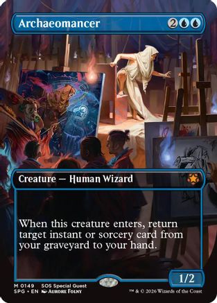 Archaeomancer (Borderless) - Special Guests Foil