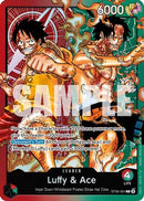 Luffy & Ace (ST30-001) - Starter Deck EX: Luffy & Ace Foil