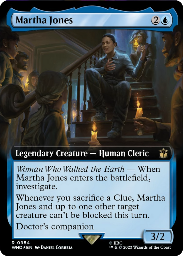 Martha Jones (Extended Art) (Surge Foil) (WHO-954) - Doctor Who: (Extended Art) Foil