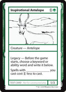 Inspirational Antelope (No PW Symbol) (CMB1-) - Mystery Booster Playtest Cards 2021
