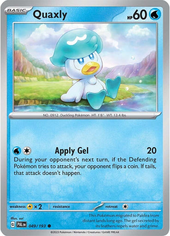Quaxly - 049/193 49 - SV02 Paldea Evolved