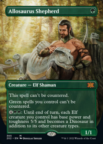 Allosaurus Shepherd (Borderless) (2X2-365) - Double Masters 2022 (Borderless)