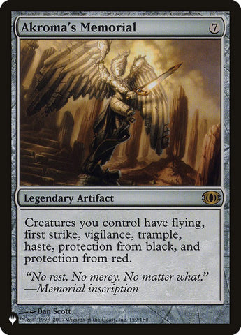 Akroma's Memorial (LIST-159/180) - The List