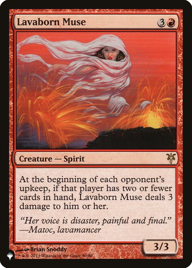 Lavaborn Muse (LIST-50/80) - The List