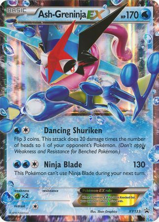 Ash-Greninja EX - XY133 (XY Black Star Promos) - Jumbo Cards Holofoil