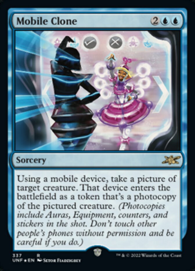 Mobile Clone (Galaxy Foil) (UNF-337) - Unfinity Foil
