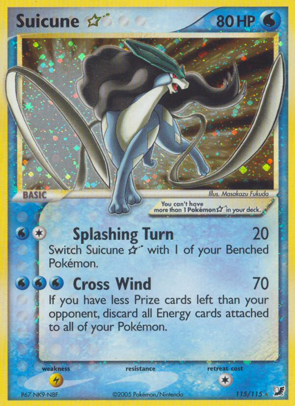 Suicune Star/115 - Unseen Forces Holofoil