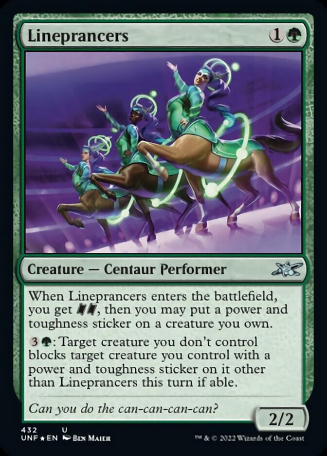 Lineprancers (Galaxy Foil) (UNF-432) - Unfinity Foil