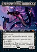 Junji, the Midnight Sky (Extended Art) (NEO-456) - Kamigawa: Neon Dynasty: (Extended Art)
