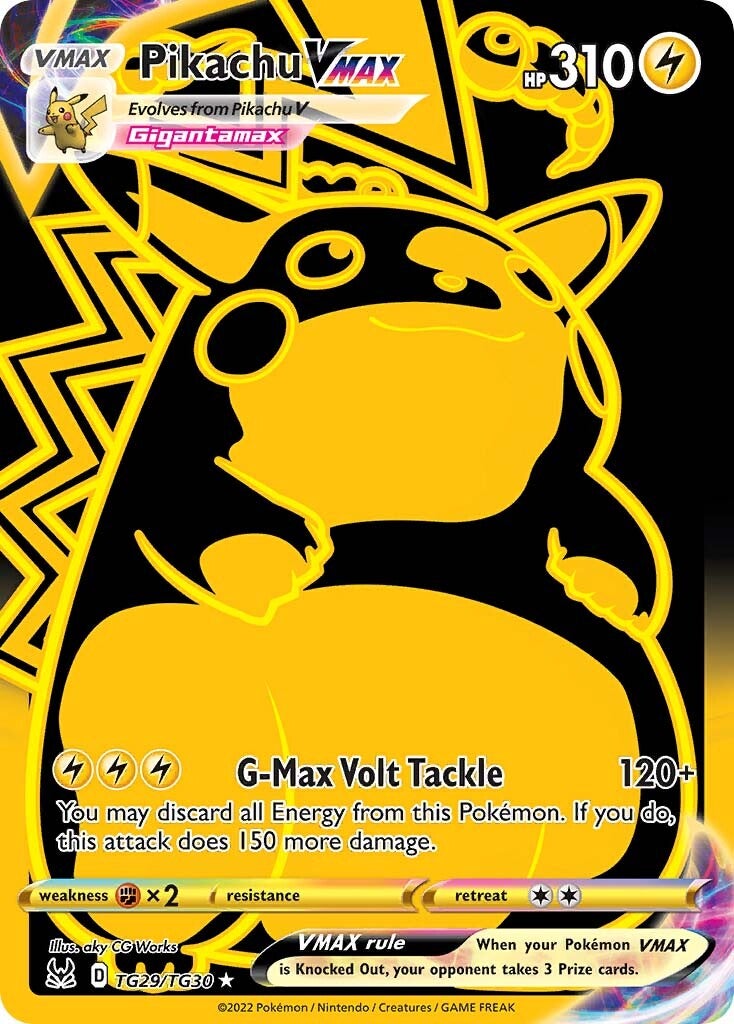 Pikachu VMAX (Secret) TG29/30 - SWSH11 Lost Origin Trainer Gallery Holofoil