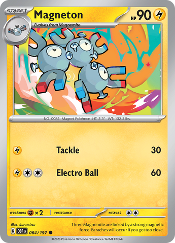 Magneton 64 - SV03 Obsidian Flames
