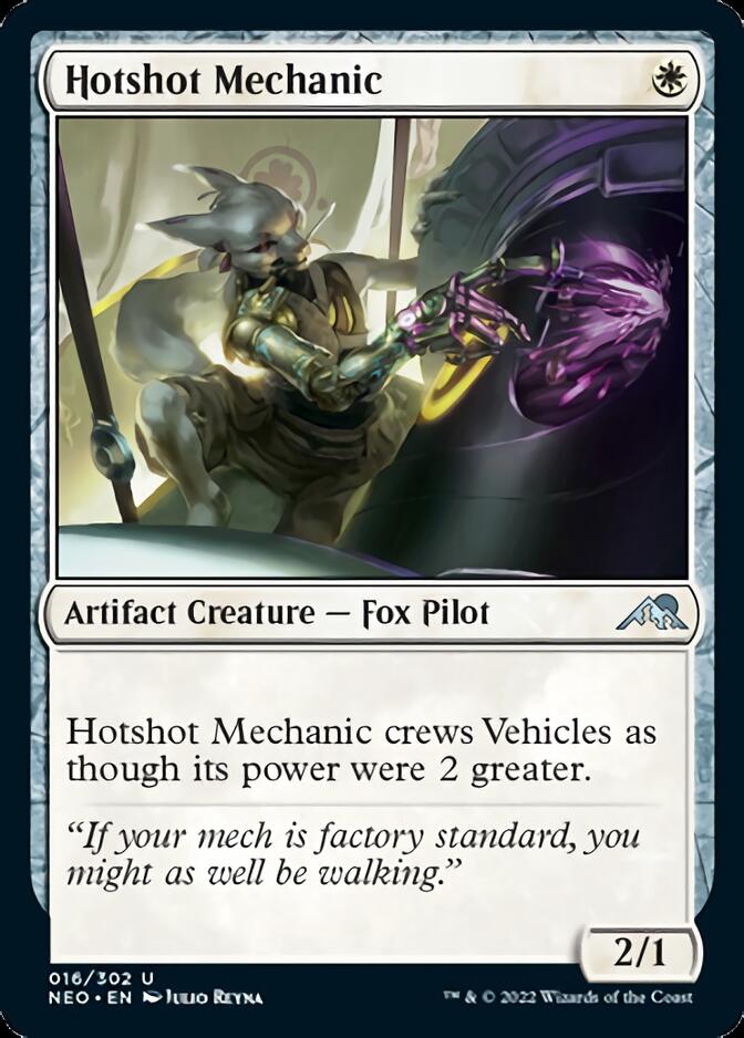 Hotshot Mechanic (NEO-016) - Kamigawa: Neon Dynasty