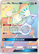 Mr. Mime GX (Secret)/168 - SM  Celestial Storm Holofoil