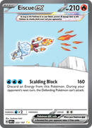 Eiscue ex - 222/197 222 - SV03 Obsidian Flames Holofoil