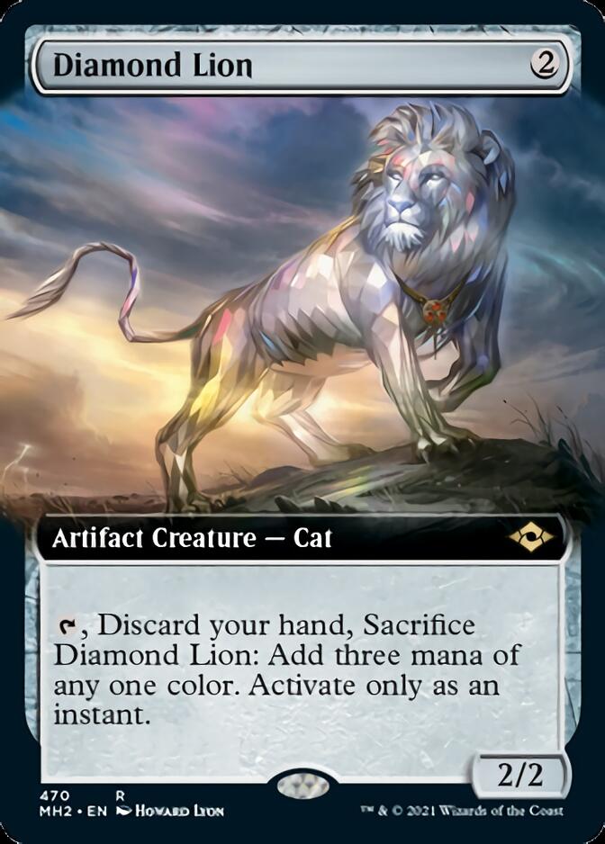 Diamond Lion (Extended Art) (MH2-470) - Modern Horizons 2: (Extended Art)