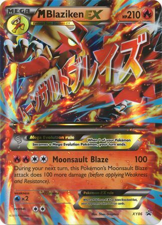 M Blaziken EX - XY86 - Jumbo Cards Holofoil