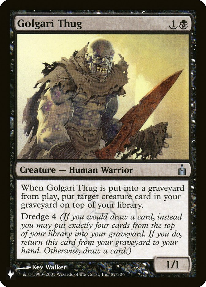 Golgari Thug (LIST-87/306) - The List