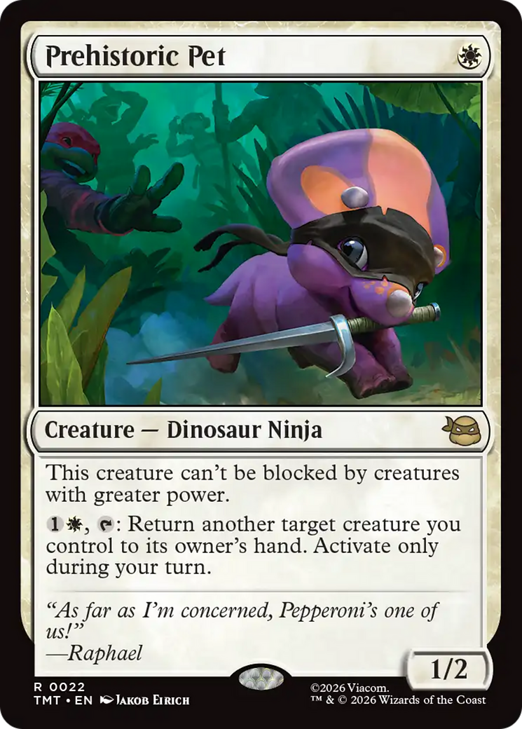 Prehistoric Pet [Teenage Mutant Ninja Turtles]