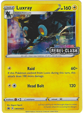 Luxray - SWSH023 (Prerelease) SWSH023/307 - SWSH Sword & Shield Promo Cards Holofoil