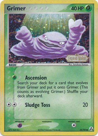 Grimer 54/92 - Legend Maker Reverse Holofoil