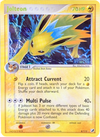 Jolteon/115 - Unseen Forces Reverse Holofoil