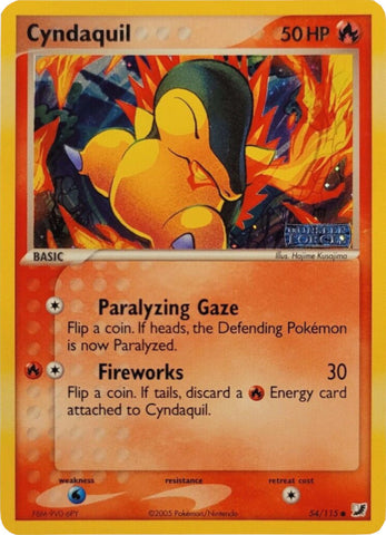 Cyndaquil 54/115 - Unseen Forces Reverse Holofoil