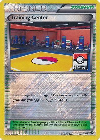 Training Center - 102/111 (Pokemon League) 102 - League & Championship Cards Reverse Holofoil