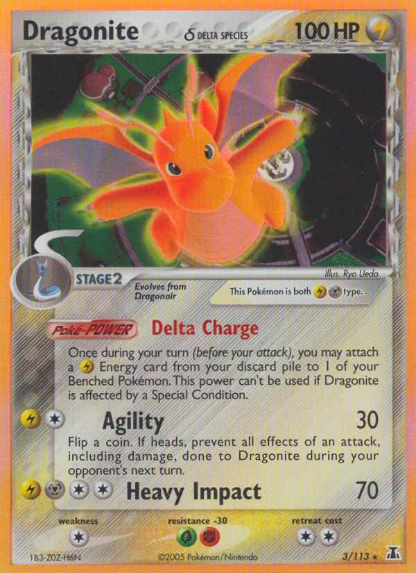 Dragonite (Delta Species) 3/113 - Delta Species Holofoil