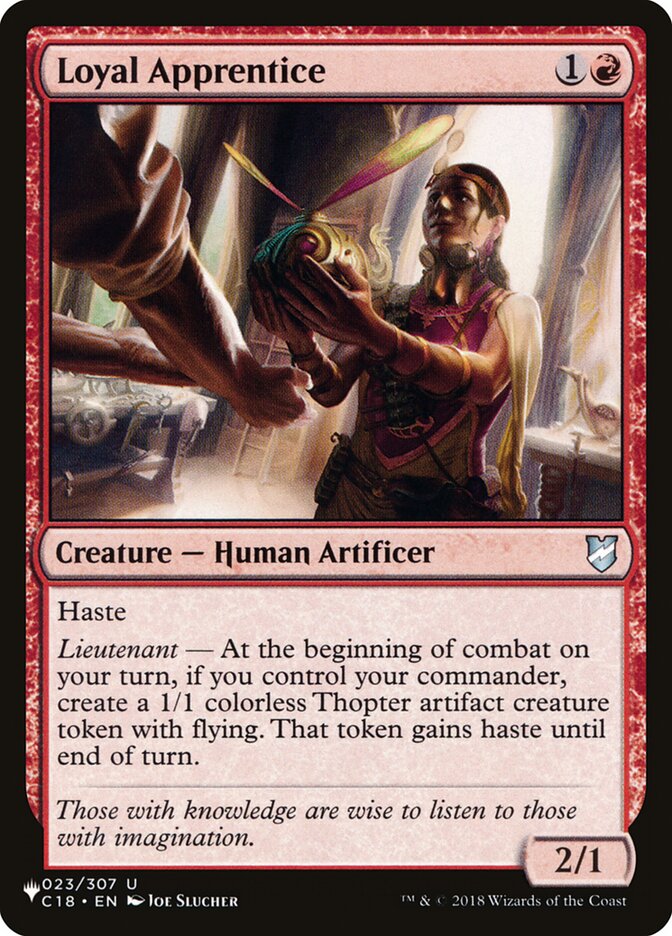 Loyal Apprentice (LIST-023/307) - The List