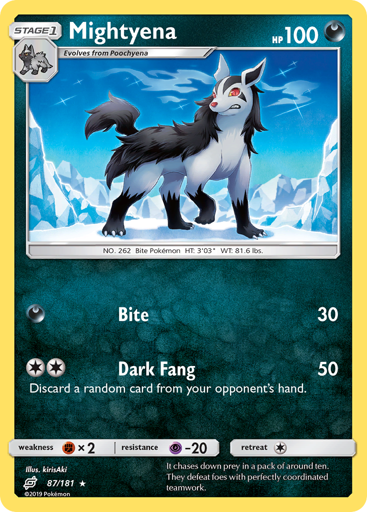 Mightyena 87/181 - SM  Team Up