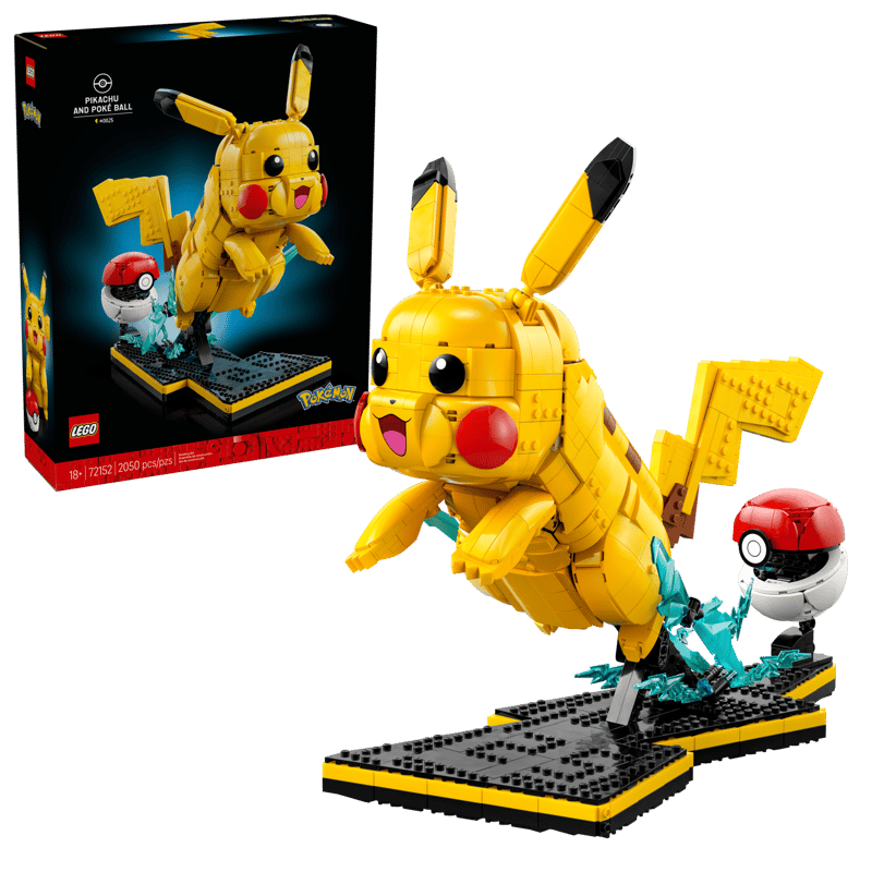 Lego Pokemon Pikachu and Poké Ball 2050pcs