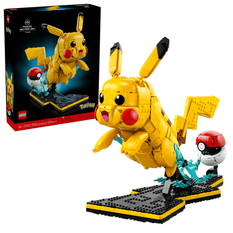 Lego Pokemon Pikachu and Poké Ball 2050pcs