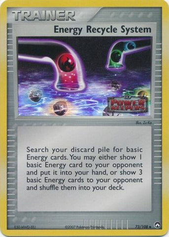 Energy Recycle System/108 - Power Keepers Reverse Holofoil
