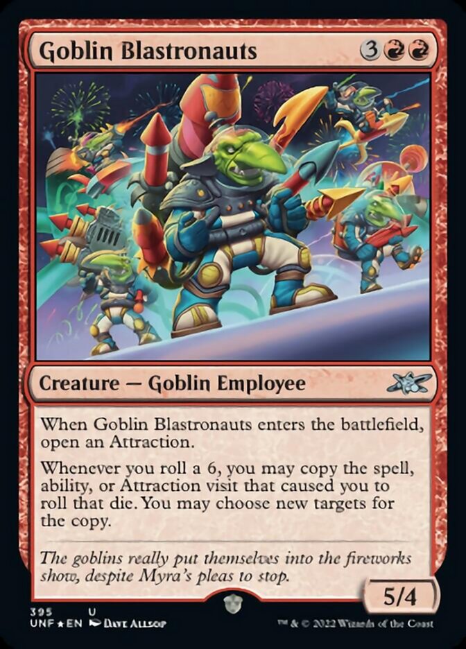 Goblin Blastronauts (Galaxy Foil) (UNF-395) - Unfinity Foil