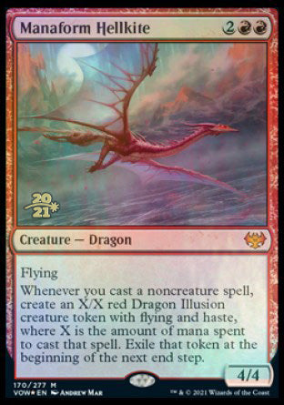 Manaform Hellkite (PRE-170) - Innistrad: Crimson Vow Promos Foil
