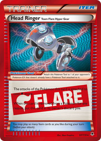 Head Ringer 97/119 - XY  Phantom Forces Holofoil